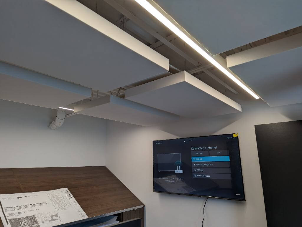 Panneaux acoustique suspendus au plafond Nuvola
